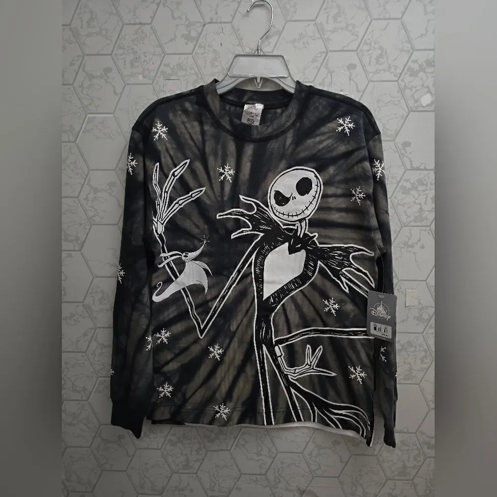 Men's The Nightmare Before Christmas Crew Neck Pullover Sweatshirt, Size XS